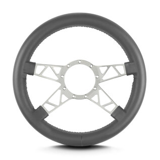 Lecarra Lecarra Mark 9 Truss - Silver Cerakote Frame - Thick Grip - 14" Steering Wheels