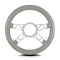Lecarra Lecarra Mark 9 Truss - Silver Cerakote Frame - Thick Grip - 14" Steering Wheels