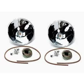 Vintique, Inc. 1933-34 Ford Passenger Car & Commercial Halogen Headlight Reflector Kit - 40-13027-QK12