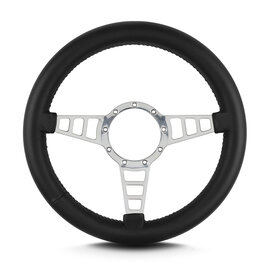 Lecarra Lecarra Mark 4 Track GT - Polished Frame - Thick Grip - 14" Steering Wheels