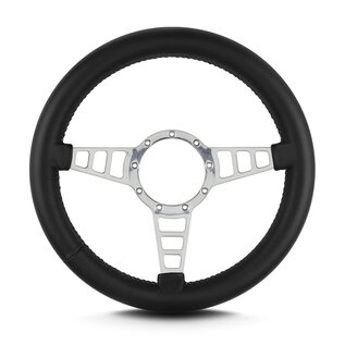 Lecarra Lecarra Mark 4 Track GT - Polished Frame - Thick Grip - 14" Steering Wheels