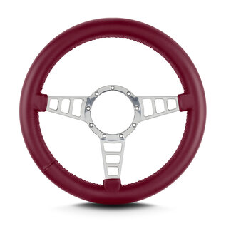 Lecarra Lecarra Mark 4 Track GT - Polished Frame - Thick Grip - 14" Steering Wheels