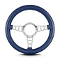 Lecarra Lecarra Mark 4 Track GT - Polished Frame - Thick Grip - 14" Steering Wheels