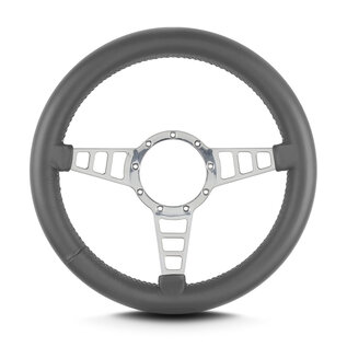 Lecarra Lecarra Mark 4 Track GT - Polished Frame - Thick Grip - 14" Steering Wheels