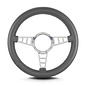 Lecarra Lecarra Mark 4 Track GT - Polished Frame - Thick Grip - 14" Steering Wheels