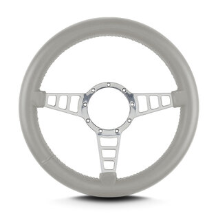 Lecarra Lecarra Mark 4 Track GT - Polished Frame - Thick Grip - 14" Steering Wheels