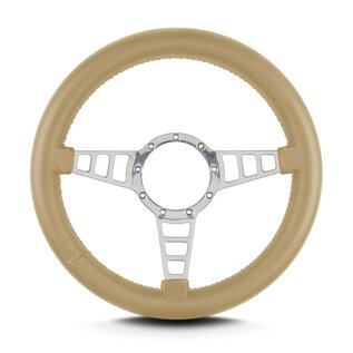 Lecarra Lecarra Mark 4 Track GT - Polished Frame - Thick Grip - 14" Steering Wheels