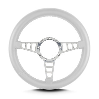 Lecarra Lecarra Mark 4 Track GT - Polished Frame - Thick Grip - 14" Steering Wheels