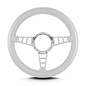 Lecarra Lecarra Mark 4 Track GT - Polished Frame - Thick Grip - 14" Steering Wheels