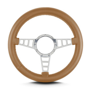 Lecarra Lecarra Mark 4 Track GT - Polished Frame - Thick Grip - 14" Steering Wheels