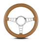Lecarra Lecarra Mark 4 Track GT - Polished Frame - Thick Grip - 14" Steering Wheels
