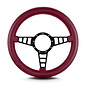 Lecarra Lecarra Mark 4 Track GT - Black Cerakote Frame - Thick Grip - 14" Steering Wheels