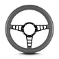 Lecarra Lecarra Mark 4 Track GT - Black Cerakote Frame - Thick Grip - 14" Steering Wheels