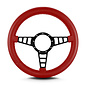 Lecarra Lecarra Mark 4 Track GT - Black Cerakote Frame - Thick Grip - 14" Steering Wheels