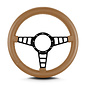 Lecarra Lecarra Mark 4 Track GT - Black Cerakote Frame - Thick Grip - 14" Steering Wheels