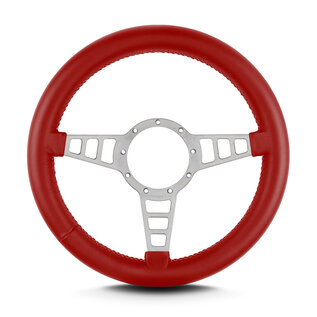 Lecarra Lecarra Mark 4 Track GT - Silver Cerakote Frame - Thick Grip - 14" Steering Wheels