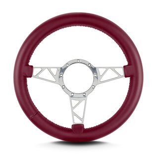 Lecarra Lecarra Mark 4 Truss - Polished Frame - Thick Grip - 14" Steering Wheels