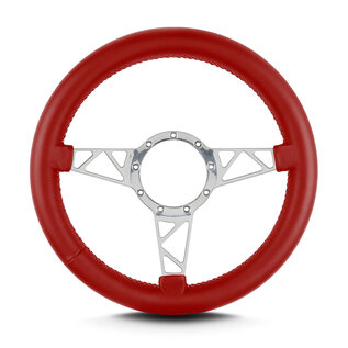 Lecarra Lecarra Mark 4 Truss - Polished Frame - Thick Grip - 14" Steering Wheels
