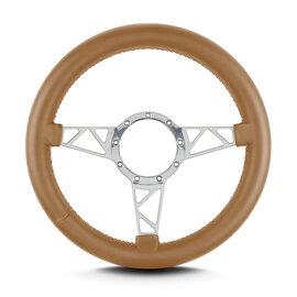 Lecarra Lecarra Mark 4 Truss - Polished Frame - Thick Grip - 14" Steering Wheels