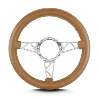 Lecarra Lecarra Mark 4 Truss - Polished Frame - Thick Grip - 14" Steering Wheels