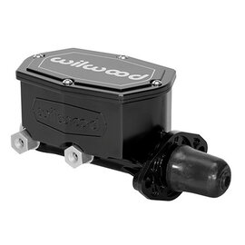 Wilwood Brakes Wilwood Aluminum Compact Tandem Master Cylinder - 1" Bore - Black - 260-14959-BK