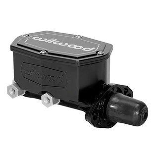 Wilwood Brakes Wilwood Aluminum Compact Tandem Master Cylinder - 1" Bore - Black - 260-14959-BK