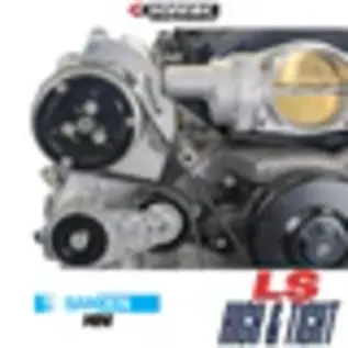 Kwik Performance Compact AC Bracket for Truck/LS3 Camaro Balancer - SD7B10 Compressor- K10700