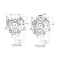 Kwik Performance Compact AC Bracket for Truck/LS3 Camaro Balancer - SD7B10 Compressor- K10700
