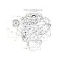 Kwik Performance AC/Alt/PS Brackets for L83/L86 Truck - 508/709 Compressor - Include Type II Pump - K10702