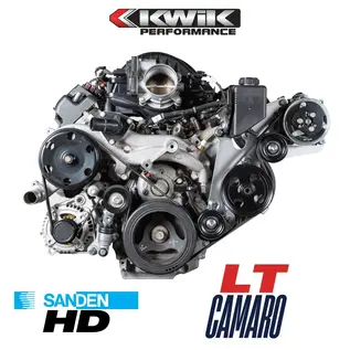 Kwik Performance AC/PS Brackets for LT1 Camaro - 508/709 Compressor - w/ Type II Pump - K10620