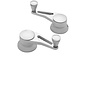 Lokar Aluminum Vent Window Crank - GM/Ford '49 & Up (pair)