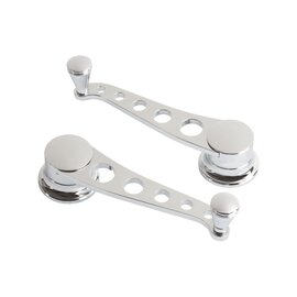 Lokar Lakester Steel Window Cranks (Pair) - Ford Pre-49