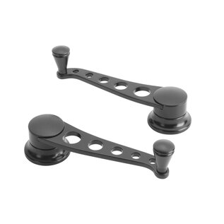 Lokar Lakester Steel Window Cranks (Pair) - GM Pre-49