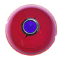 Vintique, Inc. Vintique 1950 Pontiac Glass Tail Light Lens with Blue Dot - HR-13450-BD