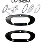 Vintique, Inc. 1949-50 Ford Passenger Tail Light Pads - Pair - 8A-13420