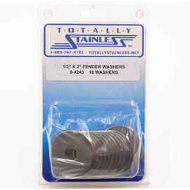 Totally Stainless 1/2 x 2" Stainless Fender Washers
