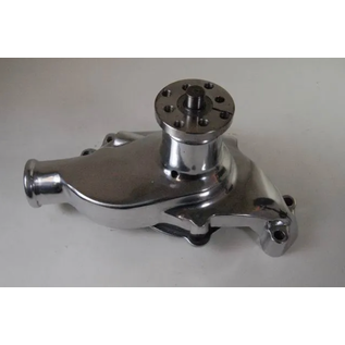 RPC SBC Aluminum Short Water Pump - Polished - S6916