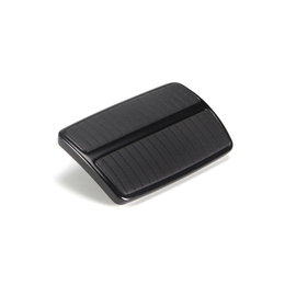 Lokar RESTOMOD BLACK BRAKE/CLUTCH PEDAL PAD '55-'57 CHEVY - XBAG-017RM