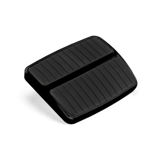 Lokar RESTOMOD BLACK BRAKE/CLUTCH PEDAL PAD '58-'70 FULL SIZE GM (B-BODY), '62-'67 CHEVY II (OVAL), '58-'62 CORVETTE - XBAG-016RM