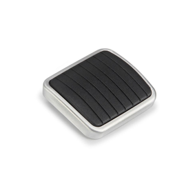 Lokar RESTOMOD CLEAR E-BRAKE PEDAL PAD '58-'70 FULL SIZE GM (B-BODY) - BAG-018RM