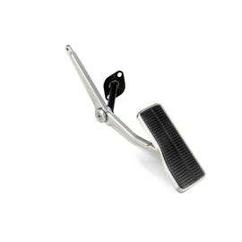 Lokar RESTOMOD CLEAR THROTTLE ASSEMBLY '62-'67 CHEVY II (TRAPEZOID) - BAG-008RM