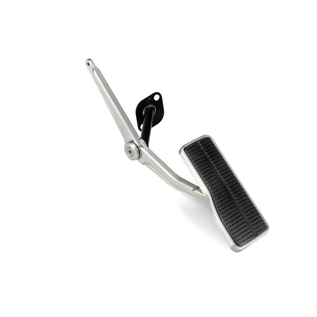 Lokar RESTOMOD CLEAR THROTTLE ASSEMBLY '62-'67 CHEVY II (TRAPEZOID) - BAG-008RM