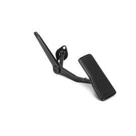 Lokar RESTOMOD BLACK THROTTLE ASSEMBLY '55-'57 BBC OR SBC WITH TALL VALVE COVERS - XBAG-004RM