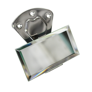 Vintique, Inc. 1930-31 Ford Closed Car - Rearview Mirror - Stainless Steel - A-17682-SS