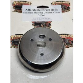 Affordable Street Rods Stainless Steering Column Cover - 3-Bolt