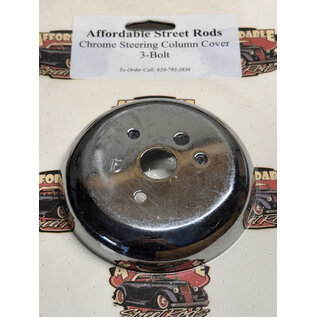 Affordable Street Rods Chrome Steering Column Cover - 3-Bolt