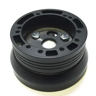 Forever Sharp 5 & 6 Hole 2-Piece Steering Wheel Adapter - Black - A01-56B