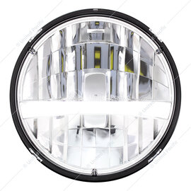 United Pacific Ultralit High Power 7" LED Headlight w/ Position Light Bar - White - 31459