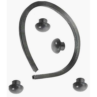 Vintique, Inc. 1932 Ford Car & Pickup Rear Frame Horn Cover Plugs & Trim  - B-16398