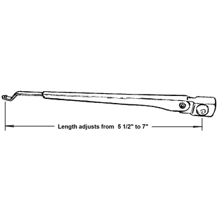 Vintique, Inc. Vintique Universal Wrist-Type Wiper Arm - WT-17529-CHP